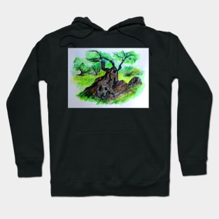 Olive Tree & Grove Digital Enhanced Hoodie